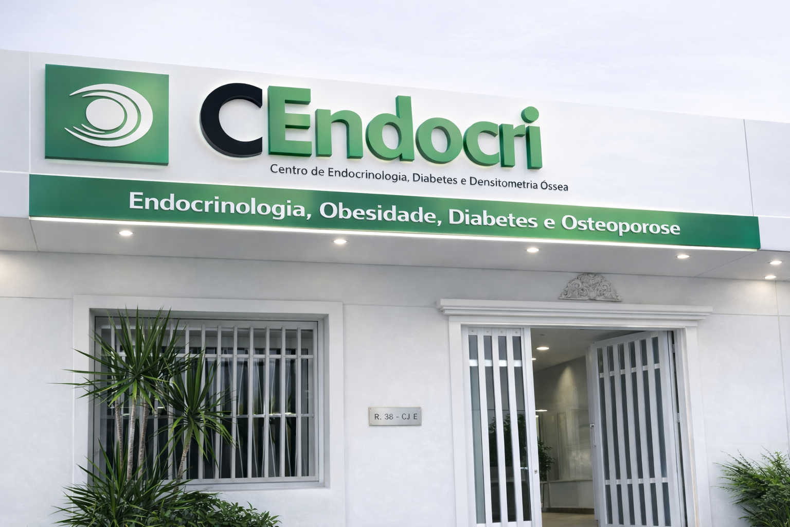 Fachada da Clínica Cendocri